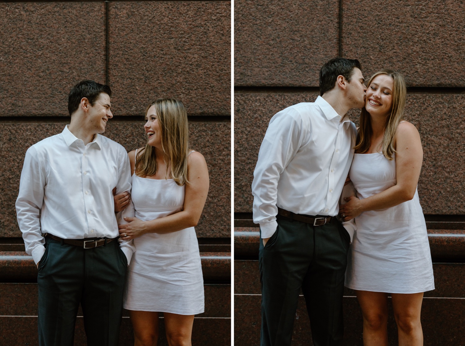 City Engagement Photos in Downtown Chicago