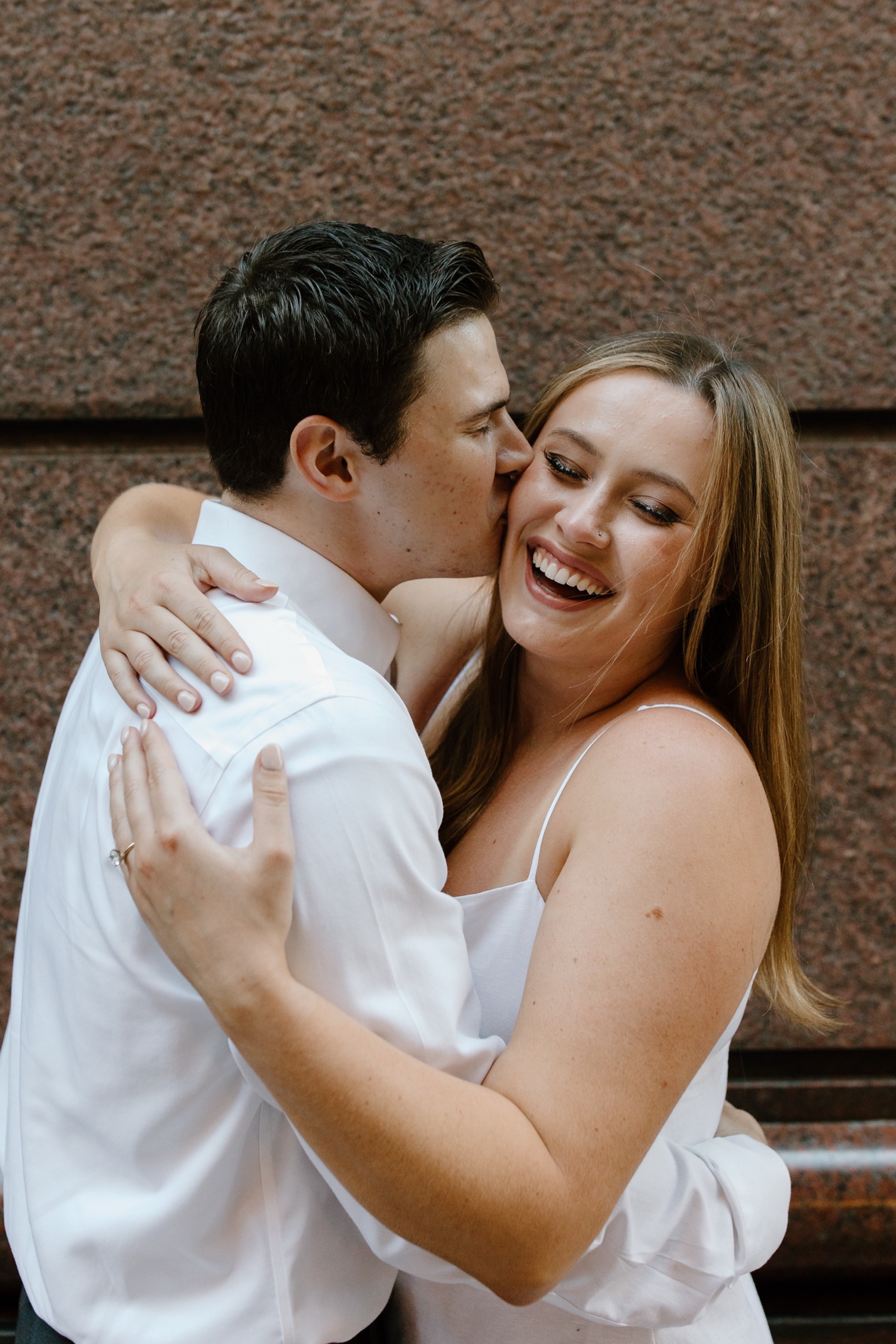 City Engagement Photos in Downtown Chicago