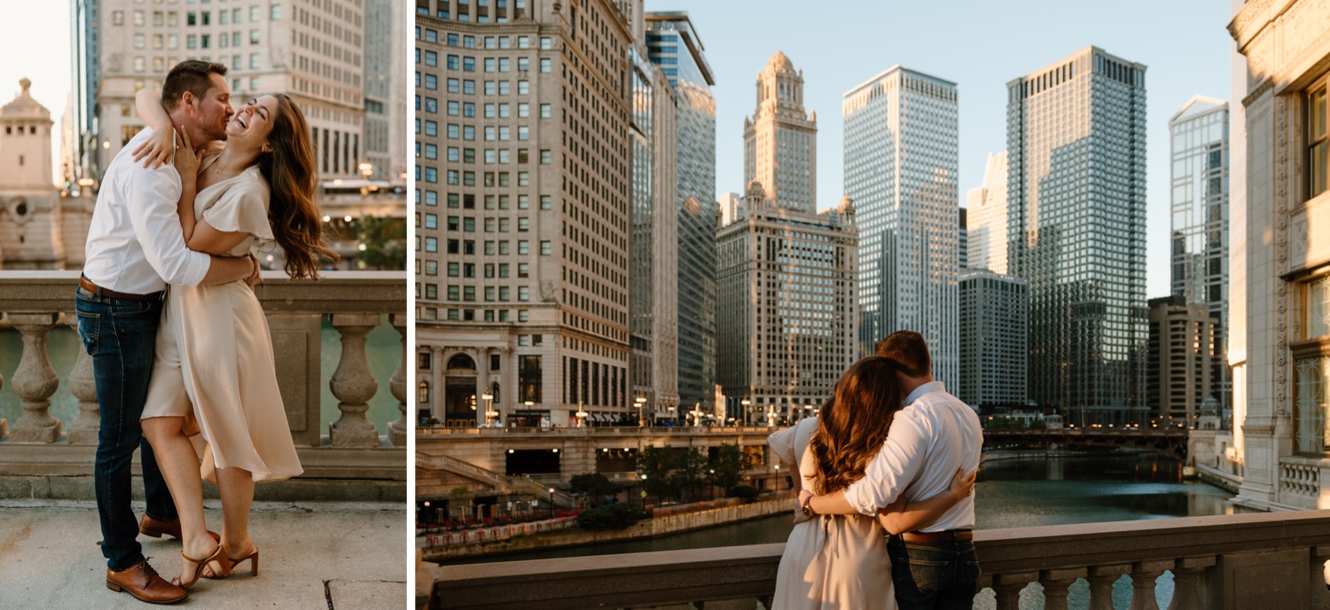 Lifestyle Chicago Engagement Photos at Aldi | Chicago Wedding Photographer