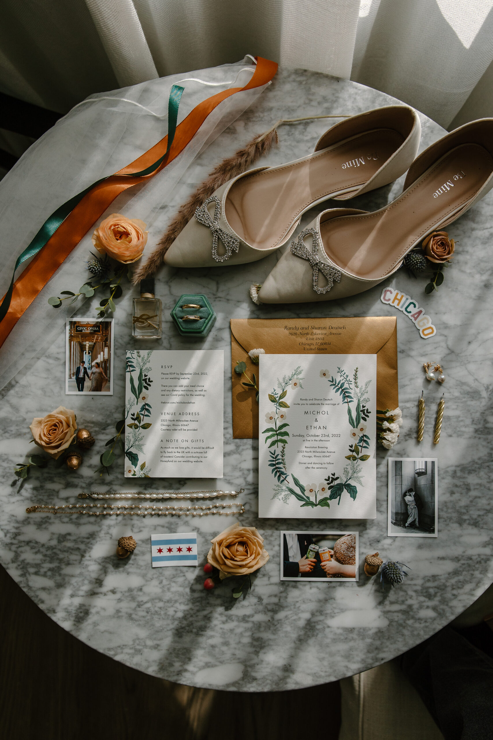 How To Create A Flawless Wedding Details Flat-Lay | Chicago Wedding Photographer