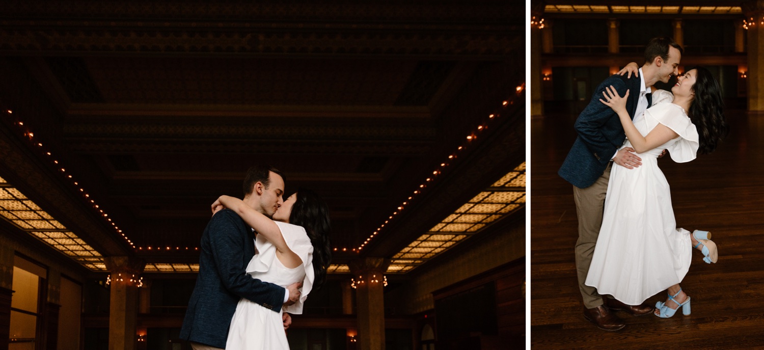 Art Institute of Chicago Engagement Pictures | Chicago Wedding Photographer